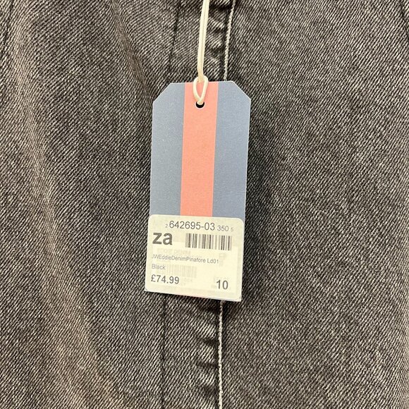 Jack Wills Black Denim Pinafore Dress - Picture 5 of 8